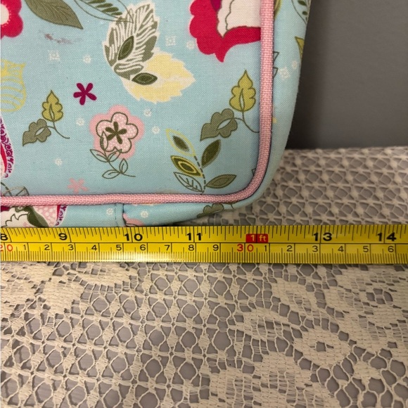 Allegro Pacific Floral Cosmetic Toiletry Travel Bag - 12x9" - Picture 5 of 6